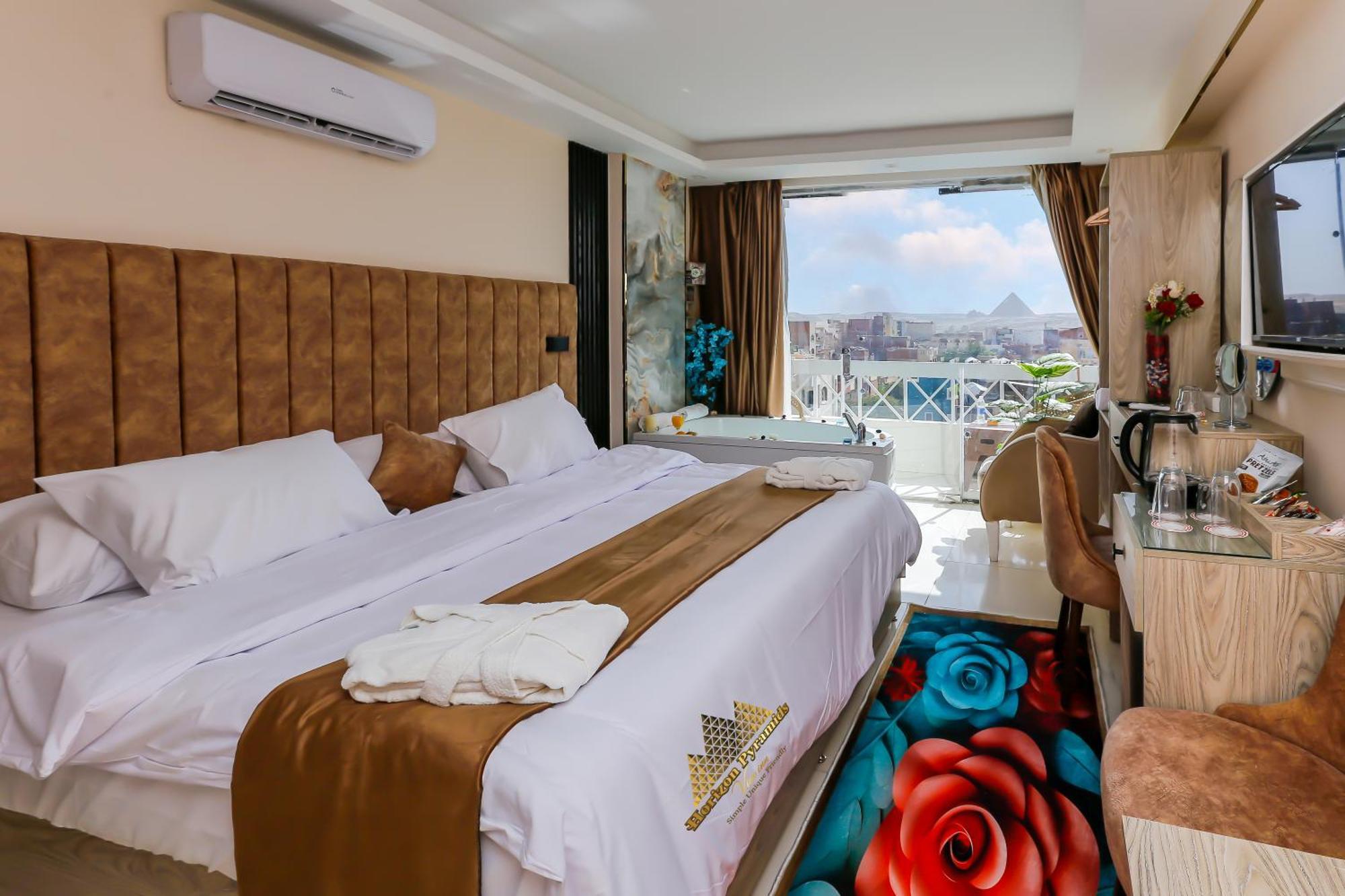 Horizon Pyramid View Inn Kafret el-Gabal 외부 사진