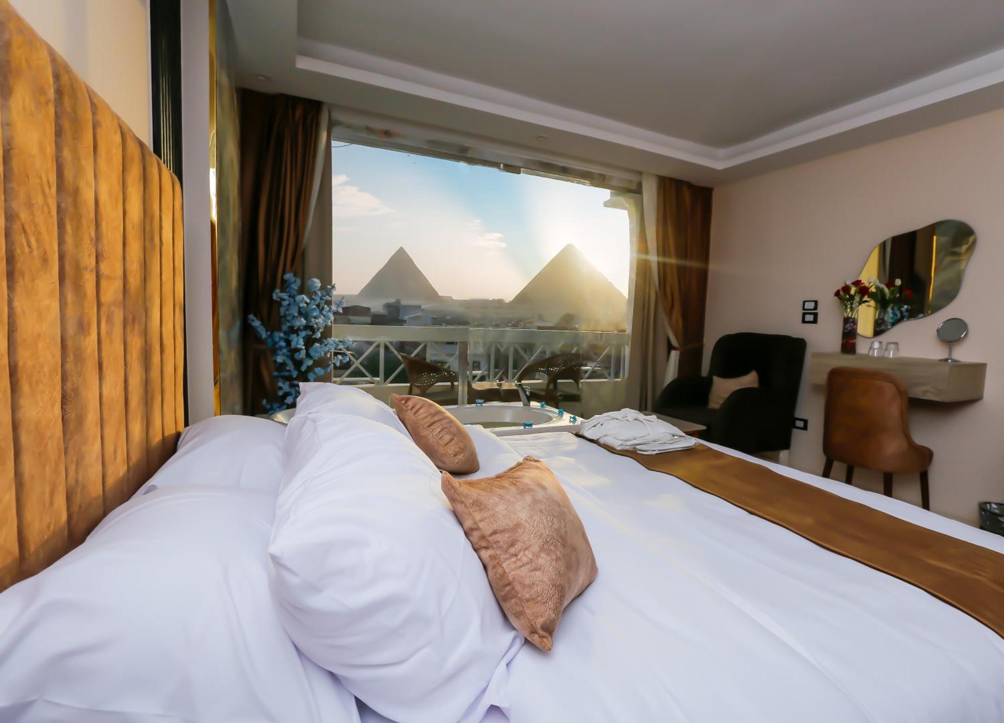 Horizon Pyramid View Inn Kafret el-Gabal 외부 사진