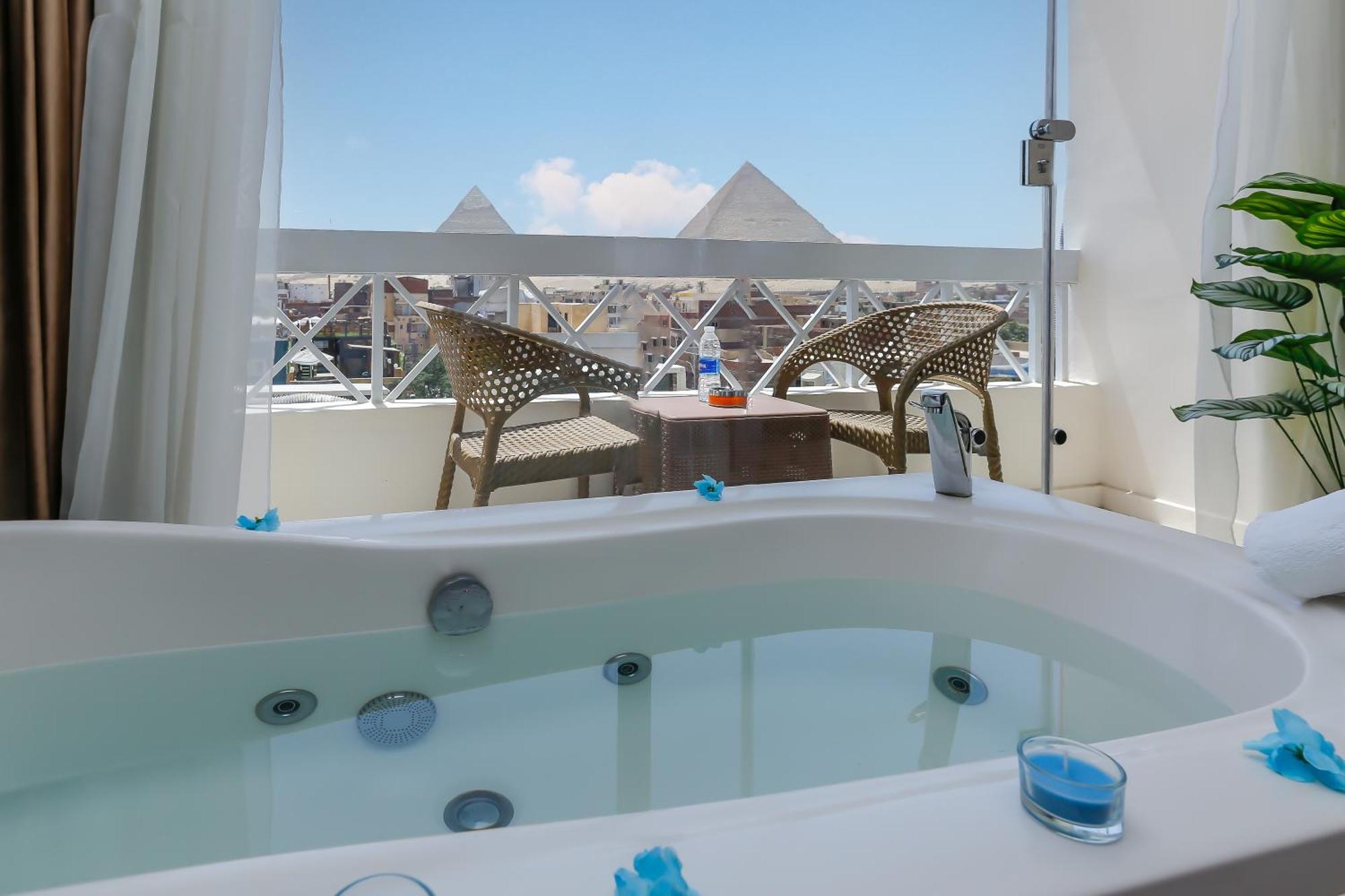 Horizon Pyramid View Inn Kafret el-Gabal 외부 사진