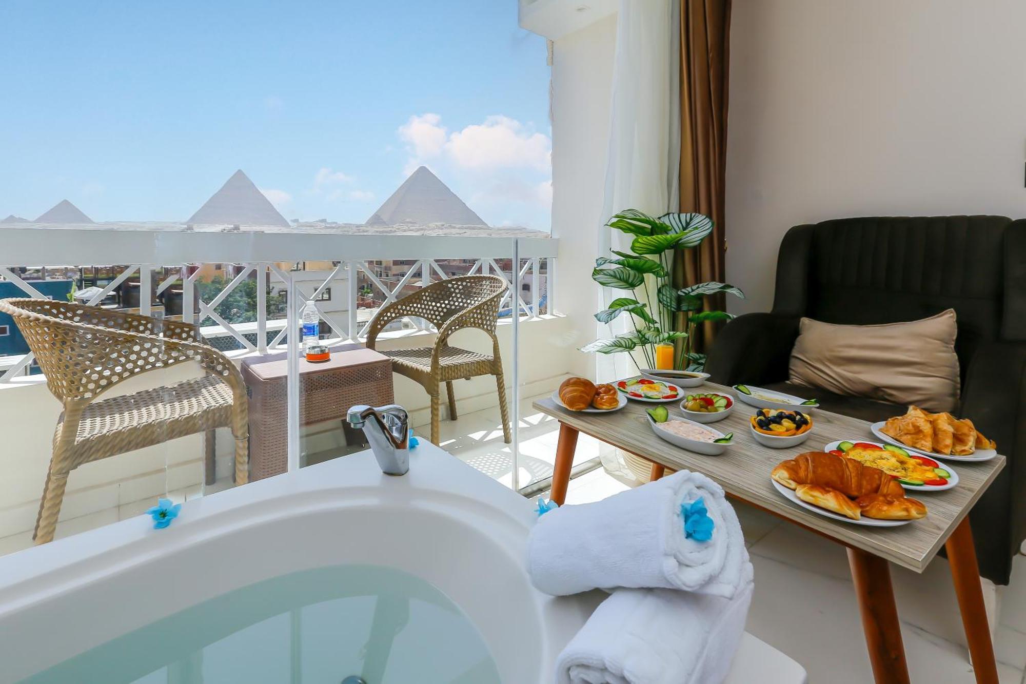 Horizon Pyramid View Inn Kafret el-Gabal 외부 사진